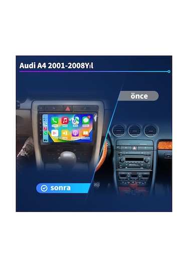 Audi Tt 2006-2012yıl 4gb Ram 32gb Android Carplay Araç Multimedya