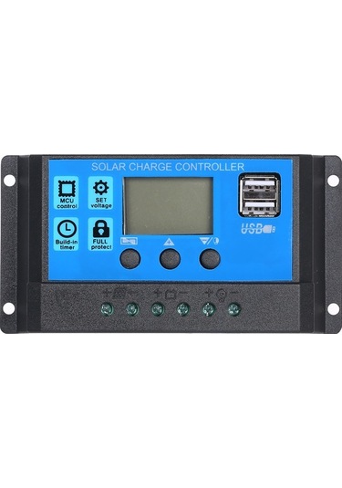 Fastbuy 60a 12v/24v Solar Şarj Regülatörü, Usb 5v 2.5a, Akü Güvenlikli Otomatik Uyumlu