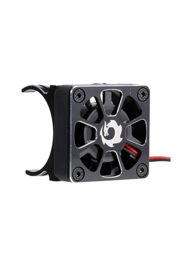 Samdoo Trx-4 Scxı10 Rc4wd Tırmanma Arabaları İçin 540/550 Motor Soğutucu Fanı Çift Kilitli Ve Adaptör Kablolu Siyah