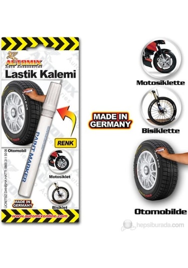 Automix Lastik Kalemi Beyaz