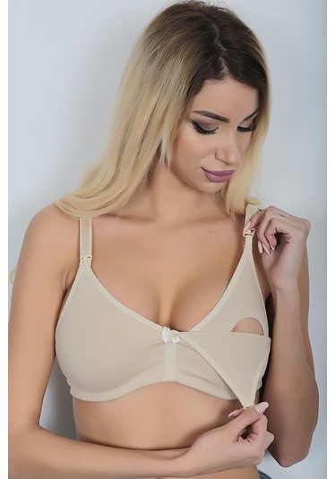 Sistina Bayan Ten Lohusa Anne Emzirme Sütyeni 505 Ten Rengi