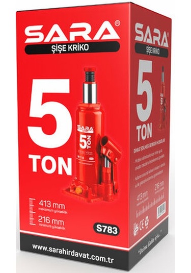 Sara Şişe Kriko 5 Ton