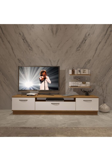 Decoraktiv Trendstyle 4 Mdf Tv Ünitesi Tv Sehpası Pera - Beyaz