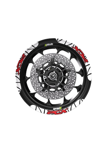 Honda Pcx Tasarımlı Jant Şeridi Kırmızı