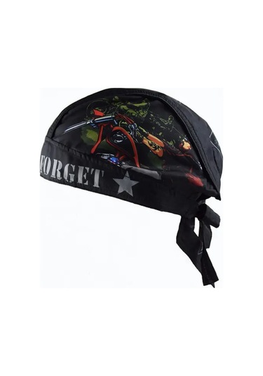 Turcoshop11 H07 Motosiklet Kaskı Balakava Retro Erkek Yazlık Kafalık Bandana Koşu Bisiklet