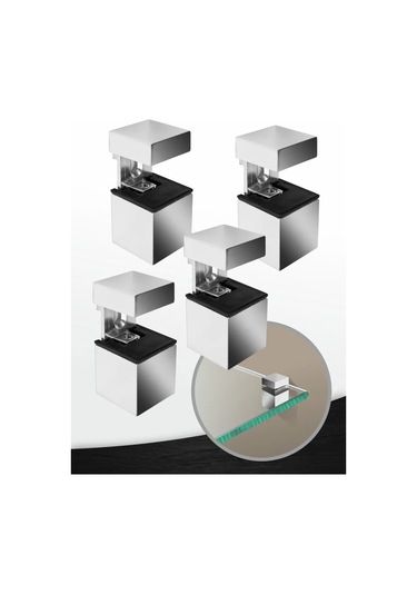 Metalheart Raf Tutucu 4 Adet 271178645 Krom