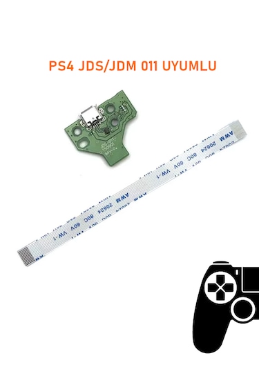 Ps4 V1 Kollar İle Uyumlu Jds Jdm 011 Usb Port Soket & 12 Pın Flex