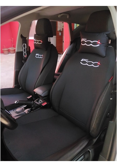 Fiat 500L Nakışlı Ön Ikili Oto Koltuk Kılıfı