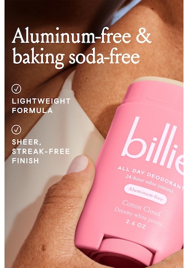 Billie Cotton Cloud Alüminyumsuz Stick Deodorant 74gr