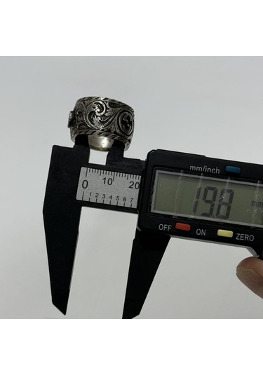 Gucci Kaplan Motifli 925 Ayar Gümüş Yüzük 16,9 Gram