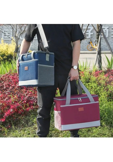 Weyoung Termo Çanta Soğutucu Çanta 27 Litre +2 Soğutma Elemanı 154586216 Kırmızı