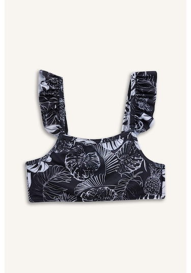 Defacto Kız Çocuk Çiçekli Bikini Takımı E5223a825hswt34 Beyaz