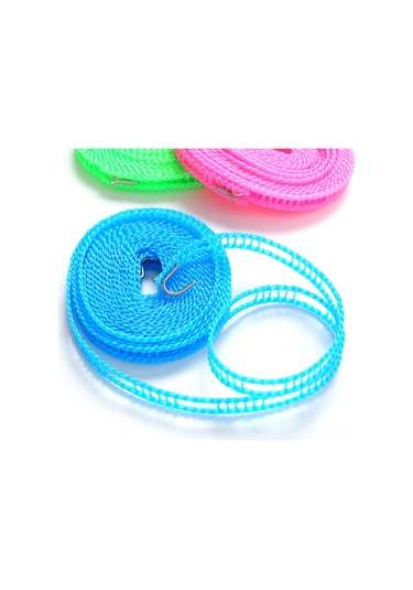 Gajeena Rüzgar Ve Kaydırmaz Çamaşır İpi, 5-8 Metre Uzunluk, Seyahat Ve Outdoor Kullanım İçin Pratik Çözüm Pembe