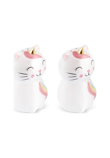 Karaca Kitty Tuzluk Ve Biberlik Beyaz Beyaz