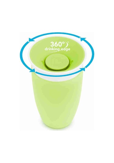 Munchkin Mucize 360° Alıştırma Bardağı, 12 Ay+, 296 ML Yeşil