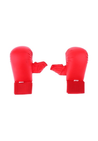 Suntek Pu Deri Karate Müsabaka Eldiveni Eldiven Mma L-kırmızı Kırmızı