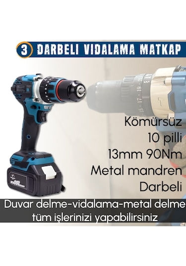 Chelikbei EEA379 Akülü 8'li Set