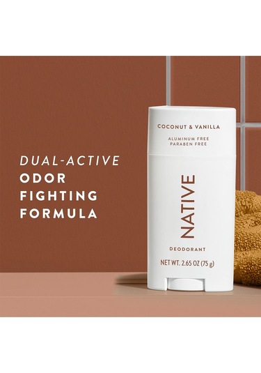Native Coconut & Vanilla Alüminyumsuz Stick Deodorant 75gr