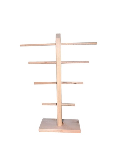 Doğal ahşap Ağaç Modeli MasaÜstü takı askısı askılık organizer