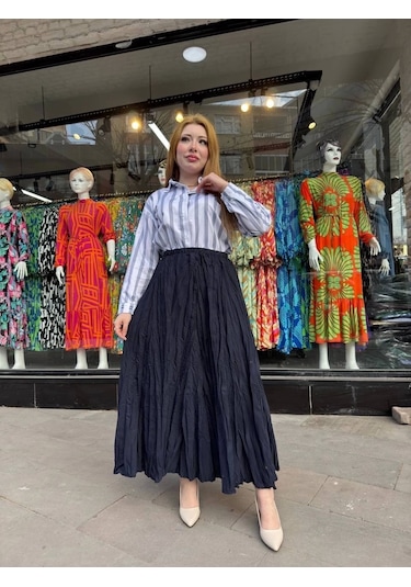 Kraş Etek Siyah Siyah