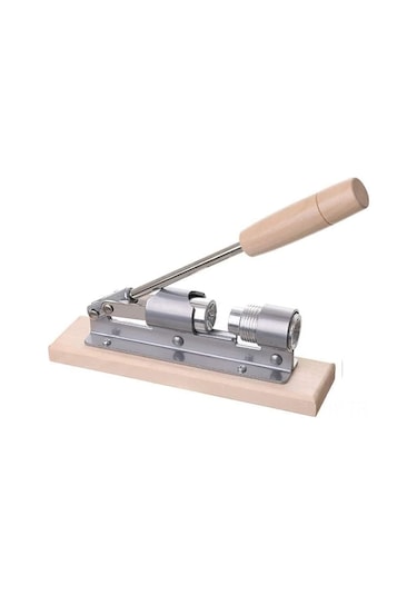 Monyee Ev İçin Çeşitli Fındıkların Kabuklarını Açmak İçin Ayarlanabilir Ahşap Ve Metal Lehimli Fındık Kırıcı Araç Gümüş