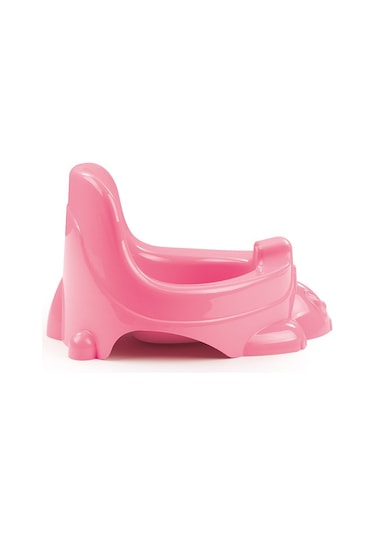 7168 Tavşan Çocuk Tuvaleti Pembe-Mavi ,Dolu Pembe