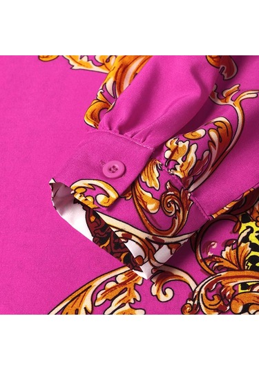 Mavi Vonda Kadın Balıkçı Yaka Uzun Puf Kol Günlük Gevşek Uzun Elbise M Mavi