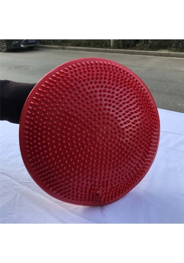 Anjiexun Yoga Topları Masaj Pedi Şişirilebilir Denge Yastığı Gümüş-gri Gümüş-gri