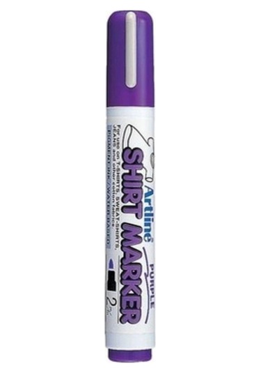 Shirt 2 Mm Mor Marker Kalemi Çok Renkli