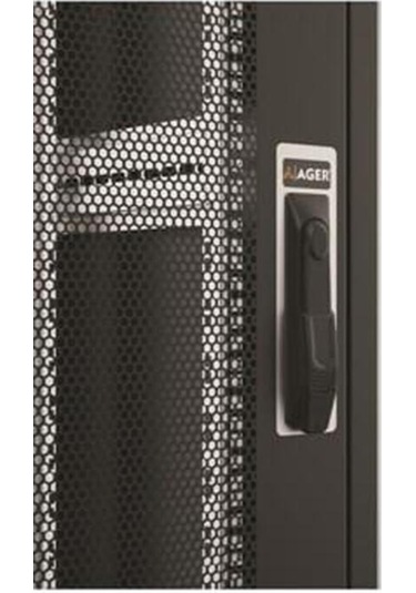 26u 800x1000mm Dikili Tip Siyah Kabinet Vega Ag-vb26u8010s1-baaa-a-m1 Cam Kapak