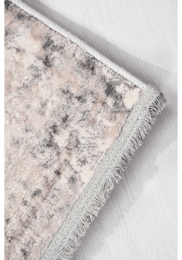 Notteo Modern Halı Yumuşak Dokulu, Dokuma Tabanlı, 7 Mm İnce Form, Dayanıklı Gri 2