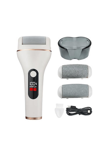 Ruicoo Elektrikli Ayak Çalı Çıkarıcı, 2 Hızlı Motor, Tam Su Geçirmez, 1200mah Batarya, Led Göstergeli, 3 Farklı Tırpanlı