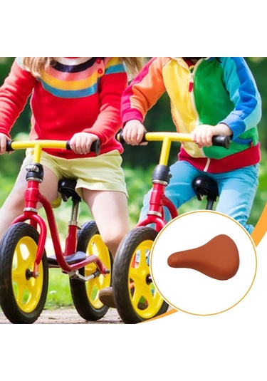 Suntek Çocuklar Bisiklet Eyer Çocuk Koltuğu Erkekler Için Kahverengi