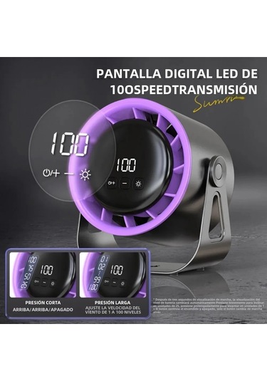 Çok Fonksiyonlu Tavan Vantilatörü, 4 Hızlı Masa Vantilatörü Gri