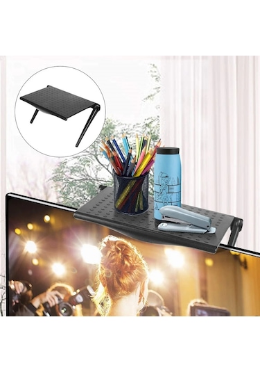 Techtic Monitor Tv Üstü Raf Portatif Katlanır Düzenleyici