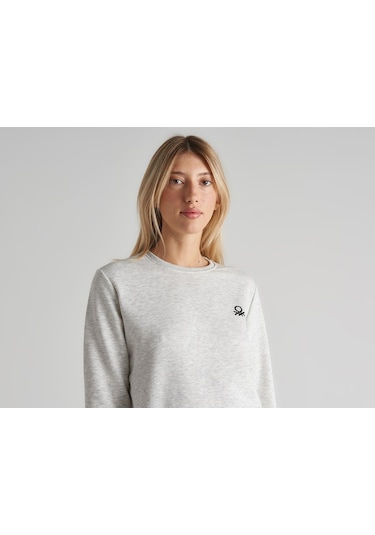 Benetton Sweatshirt Beyaz Beyaz