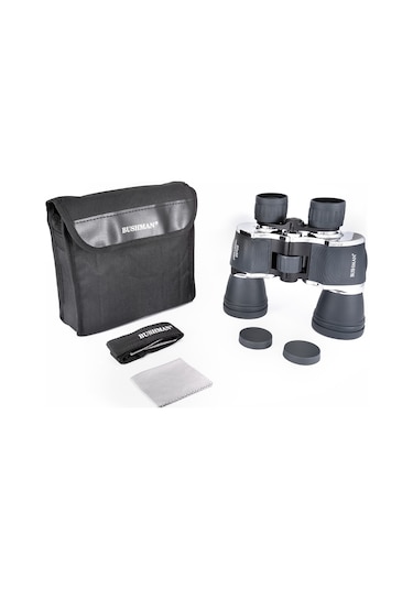 Bushman P50x50 Üstün Kaplamalı Dürbün Siyah