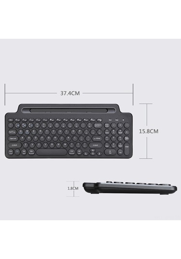 Maiyame Dizüstü Tarzı Klavye: Sessiz, Ergonomik Ve Kablosuz, Dokunmatik Yüzeyli, Telefon/tablet/pc Uyumlu