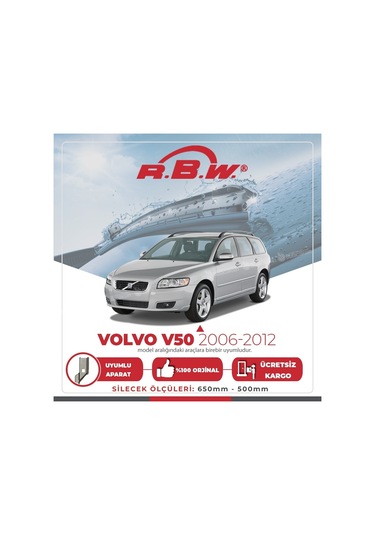 Volvo V50 Muz Silecek Takımı (2006-2012) RBW