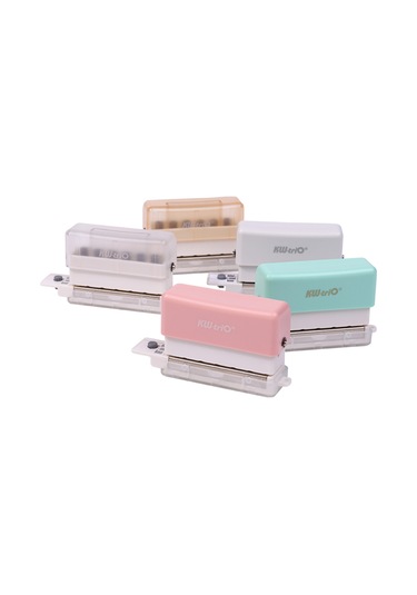 Aubyhe 99h6 Modeli 6 Delikli Spiral Defter Delik Açıcı - 3 Yaprak Girişi, 5.5mm Çap, A4/b5/a5 Uyumlu, Şeffaf Kahve Rengi Şeffaf