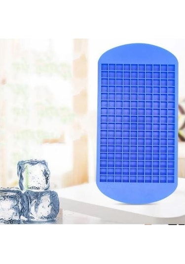 Mini Buz Küpü 160 Bölmeli Slikon Buz Kalıbı İçecek Soğutucu Mini Buzluk Çok Renkli