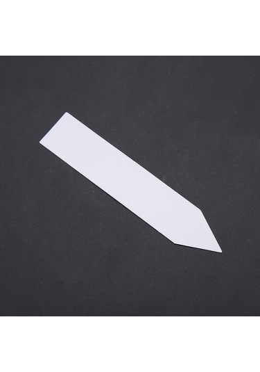 Lemestar 100 Adet Pvc Bahçe Etiketi 10x2cm - Su Geçirmez, Yeniden Kullanılabilir Bitki Tanımlama İmzaları Sarı