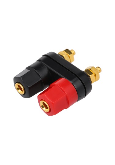 Springsun Hoparlör Amfi Güç Bağlantı Terminaleği, 4mm Muz Soketi, Çift Anahtar Bağlayıcı, 4 Adet Seti