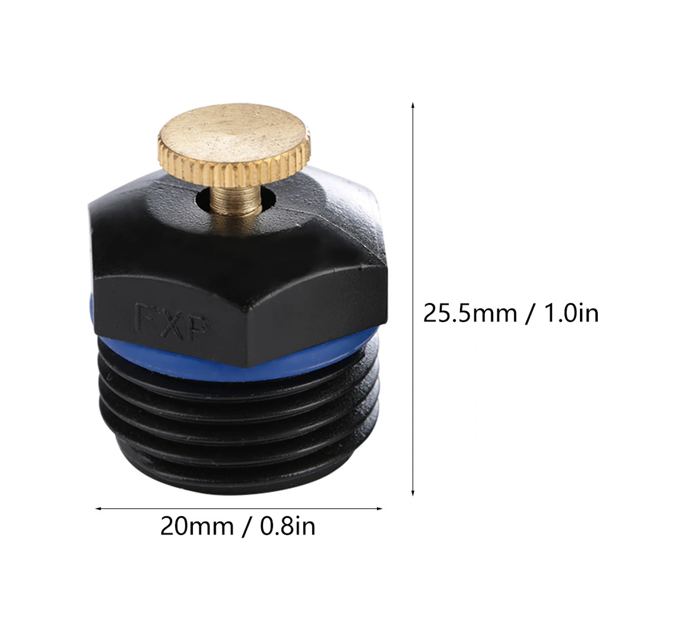 Hangfox 10 Adet Ayarlanabilir Mikro Buharlayıcı, 1/2" Dn15 Tesisatı, 2-6 M Menzil, Tarım Çim Bahçe Sulama, Su Tasarruflu Plastik Damlatıcı