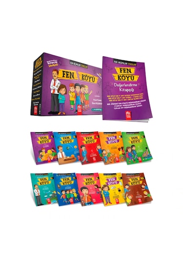 Model Çocuk Yayınları 3. ve 4. Sınıf Fen Köyü Hikaye Seti 10 Kitap
