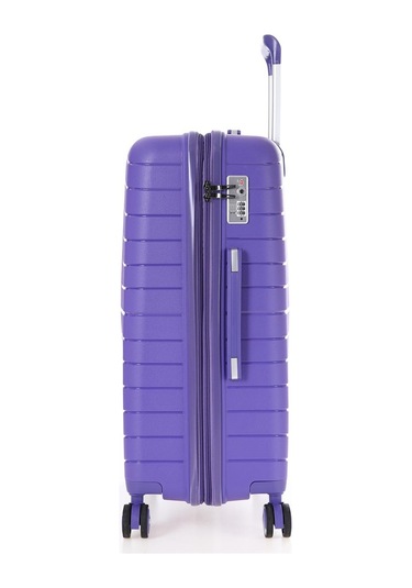 Ççs 5242 Polipropilen Körüklü Orta Boy Valiz-mor Mor