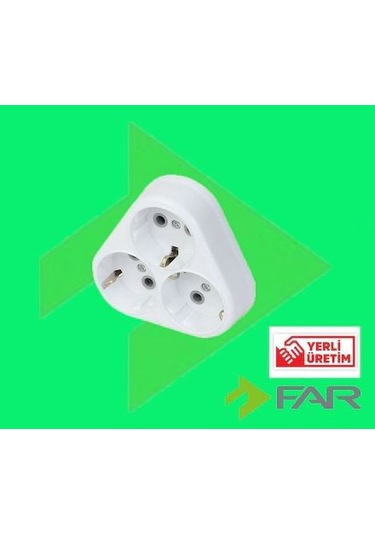 Sıva Altı 3 Lü Topraklı Priz Üçlü Grup Priz Sıva Altı Golyat