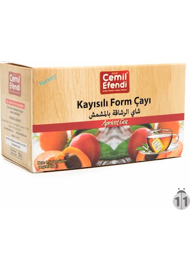 Cemilefendi Kayısılı Form Süzen Poşet Çay 20'li