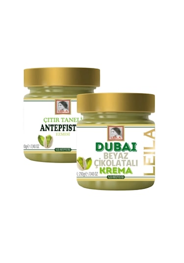Çıtır Taneli Antep Fıstığı Kreması & Beyaz Çikolatalı Dubai Krem