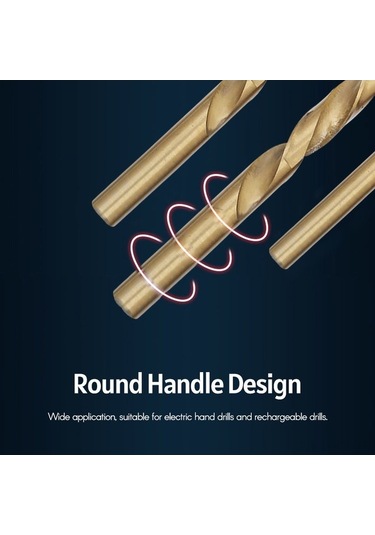 Pazly 19 Adet Hss Vidalı Matkap Uçları Seti - İnce Metal, Ahşap Ve Plastikler İçin - Reedark, Titanyum Kaplama, Pratik Saklama Kutusu